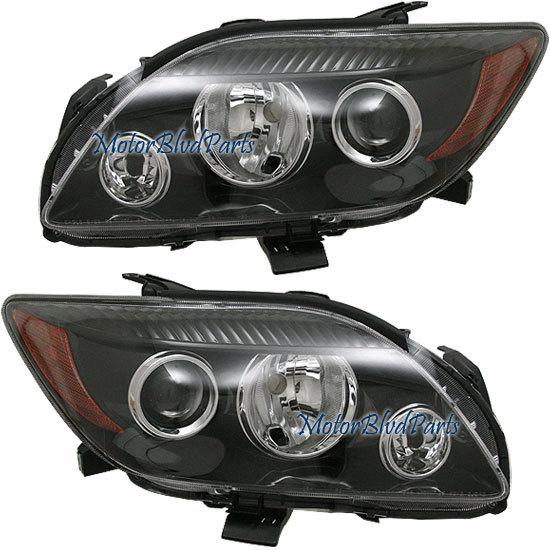 08-10 scion spec tc headlamps headlights left+right