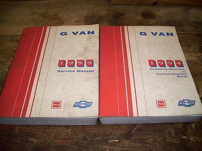 1994 chevy express\gmc savana factory issue repair manual set