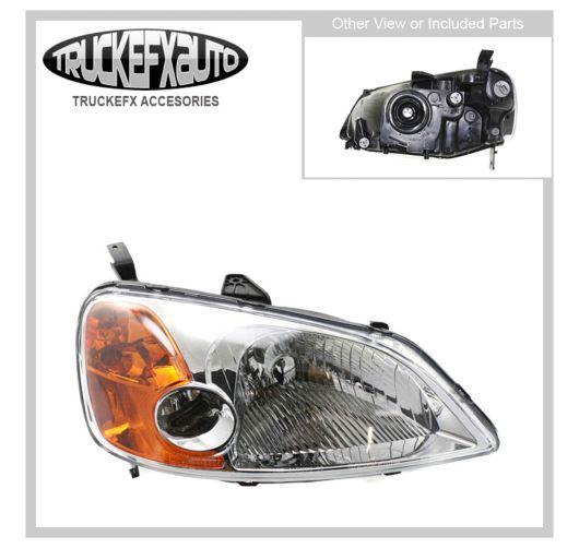 Driving light with bulbs new clear lens right hand halogen rh passenger side car