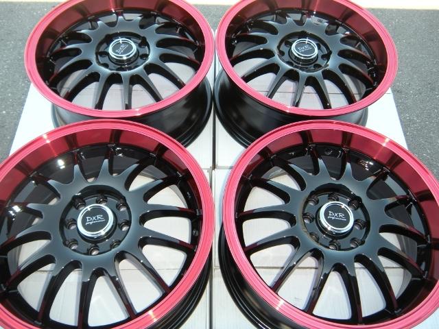 16 wheels red lip cooper cobalt aveo civic del sol crx iq g3 g5 lancer 4 lug rim