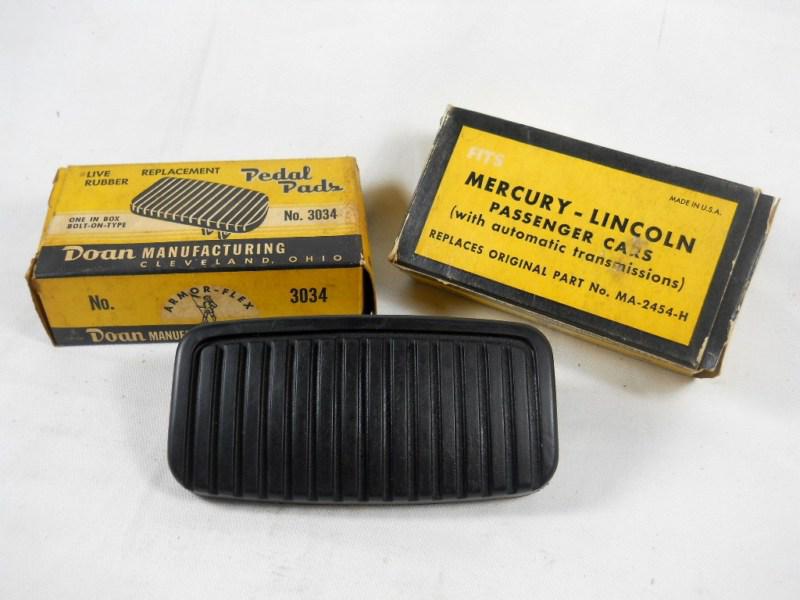 Vintage nos brake pedal in box ~ 1950s ford mercury lincoln ~ free shipping