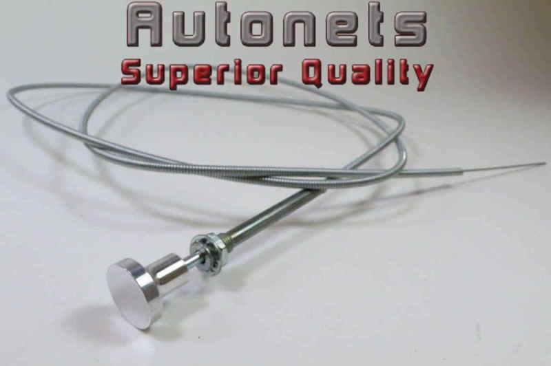 Billet aluminum 6" universal fit manual choke cable assembly hot rat rod