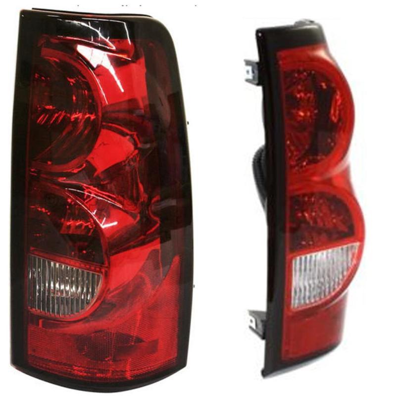 New tail light 04-07 silverado fleetside pickup passenger rear stop brake lamp