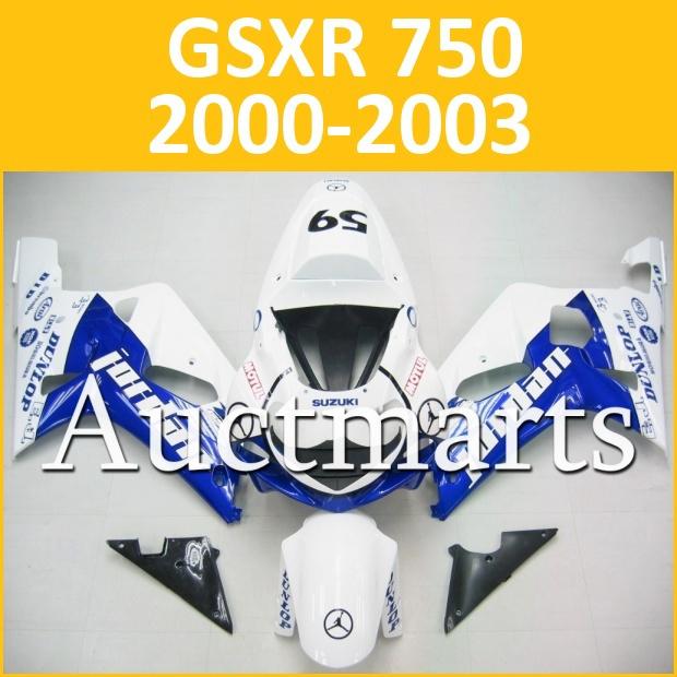 Fit suzuki 00 01 02 03 gsxr 750 gsx-r750 2000 2001 2002 2003 fairing k1 b28 b02