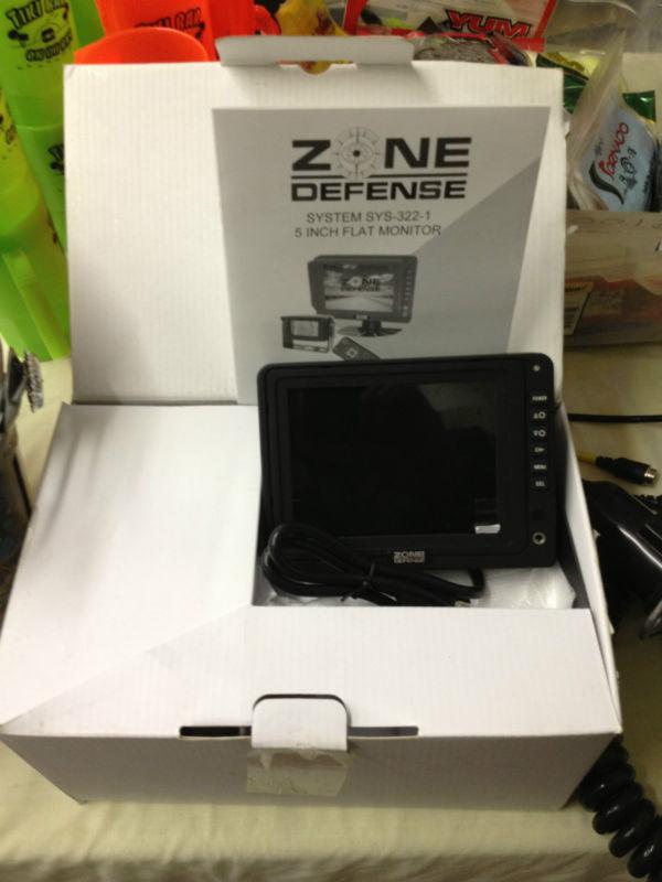 Zone defense system day-night flat screen sys-322-1 5" color monitor (no reserve