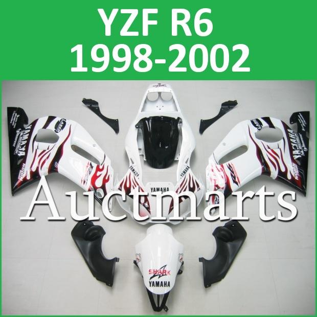 Fit yamaha yzfr6 98 99 00 01 02 yzf r6 1998 1999 2000 2001 2002 fairing h23 c13