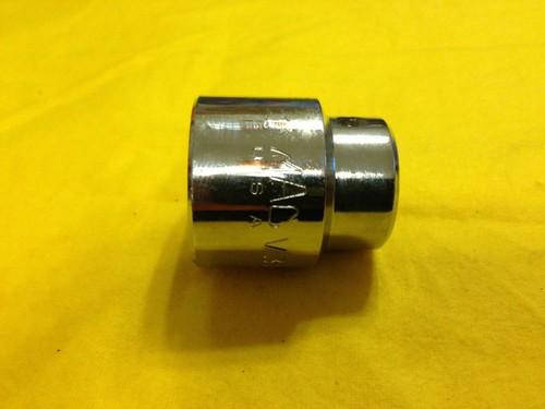 Mac tools 1/2 drive 1" chrome shallow 12 point socket new