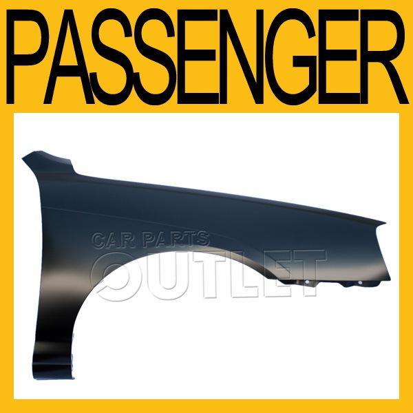 Front fender assembly primered black steel for 01-06 hyundai elantra 03 04 05 rh