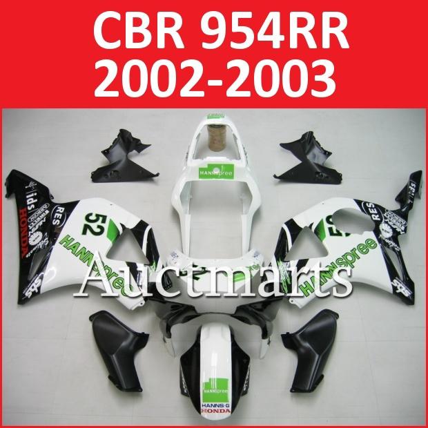 Fit honda 02 03 cbr954rr cbr 954 rr 2003 2004 fairing kit abs plastics f19 a11