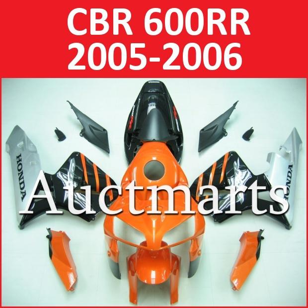 Fit honda 05 06 cbr600rr cbr 600 rr 2005 2006 fairing kit abs plastics b27 a11