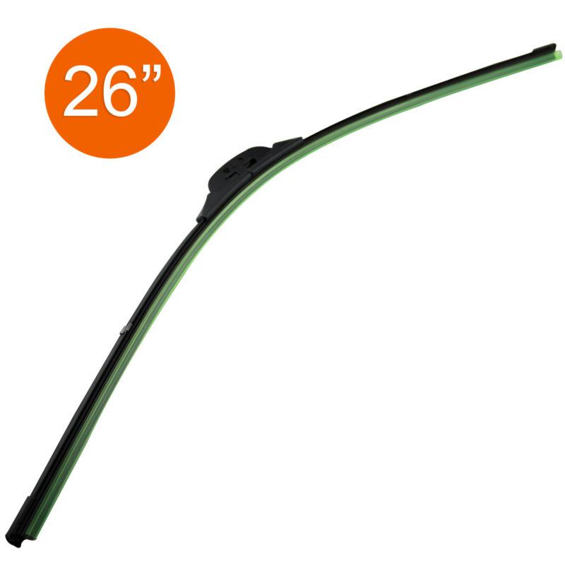 26" car frameless rubber wiper windscreen blades bracketless rubber windshield