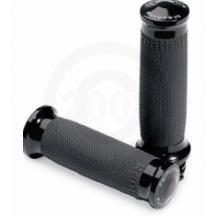 Pm black anodized renthal grips internal throttle - pair