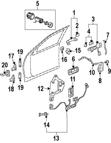 Cadillac 19120306 genuine oem factory original housing