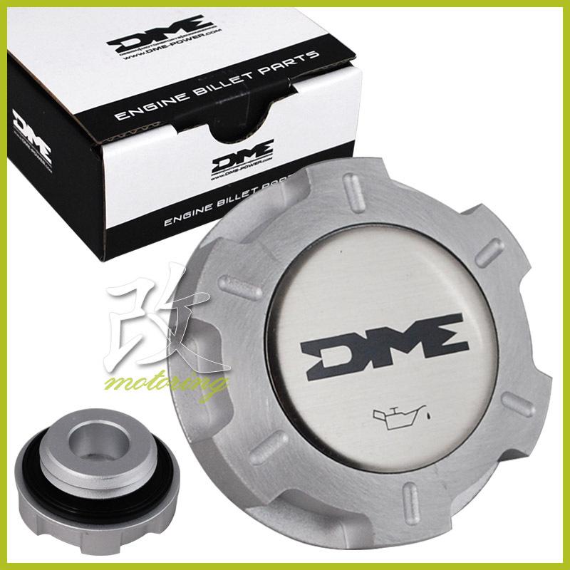 Dme silver aluminum oil cap subaru impreza legacy loyale outback rx tribeca xt