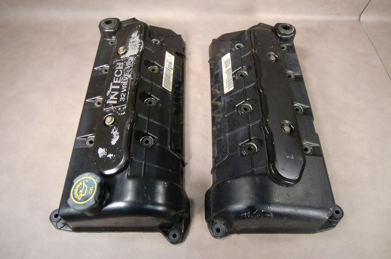 97-98 lincoln mark viii 8 4.6 engine left right cylinder head valve cover covers