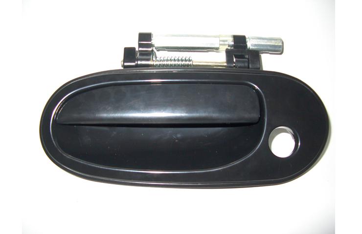 Driver replacement outside frt smooth door handle w/ keyhole 00-06 nissan sentra