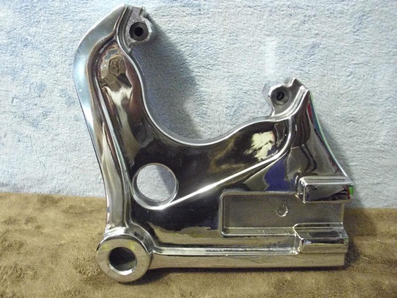 Harley chrome rear brake caliper bracket