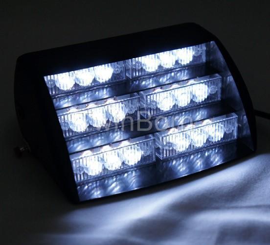 Auto 18-led flashing vehicle emergency flashing white light multi flash mode