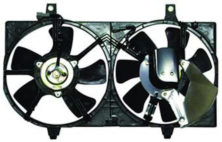 Depo replacement ac condensor radiator cooling fan ford escape mazda tribute