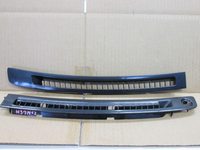 [h3717] jdm:nissan:skyline:ecr33:carbo​​​n look finish dash upper vent x2set