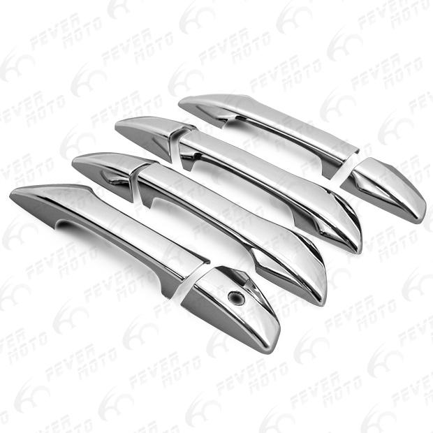 Fm triple chrome side door handle cover trim for 2008-2011 honda accord sedan 4d