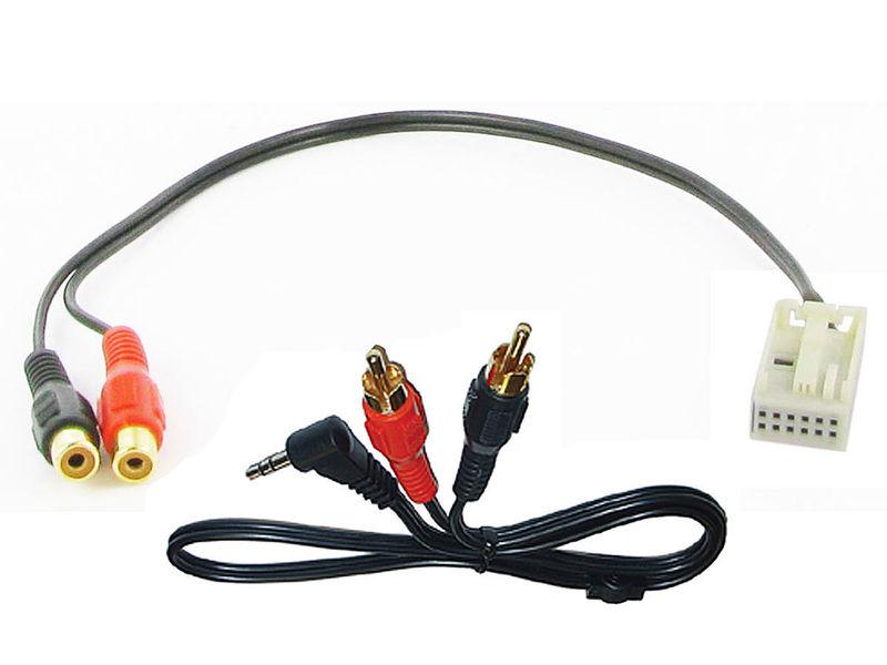 Audi a2 a3 a4 tt aux input 3.5mm jack lead car radio ipod mp3 adapter ct29au04