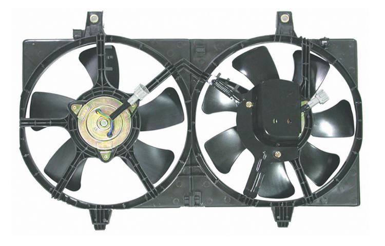 Depo ac condenser radiator cooling fan 00-06 nissan sentra 00-01 sentra