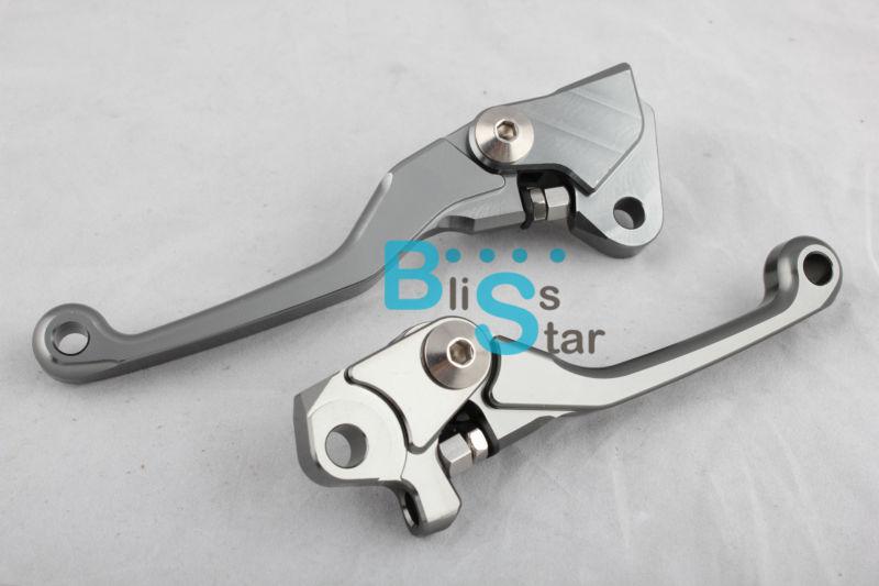 Cnc aluminium pivot brake clutch lever set fit yamaha yz125 yz250 yz250f yz450f