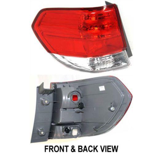 08-10 honda odyssey outer taillight taillamp brake light left driver side rear