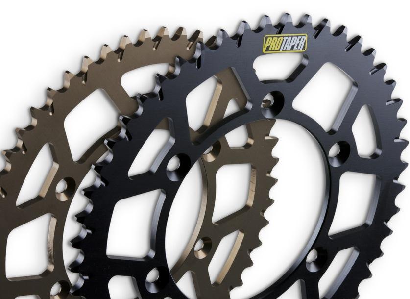 Protaper race spec aluminum rear sprocket - black - 53t  023750