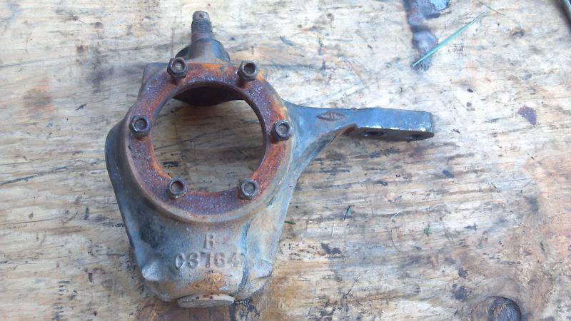 Jeep cj5 7 8 76-78 6 bolt big brake passenger steering knuckle disc brakes 