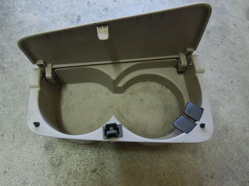 1996 1997 only honda accord console cup holder '96 '97 tan