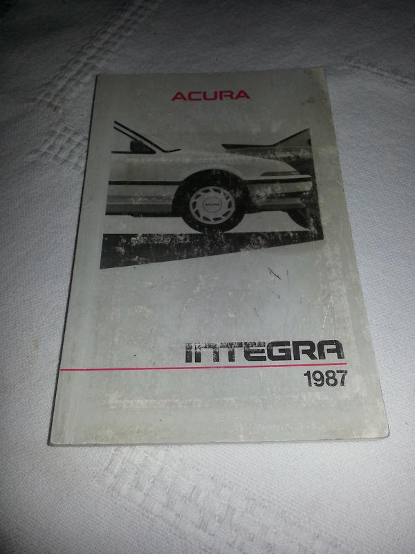 1987 acura integra owners manual 