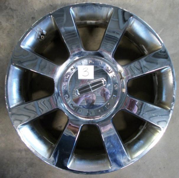 Wheel 07 08 09 lincoln mkz 17x7-1/2 8 spokes chrome 1279981