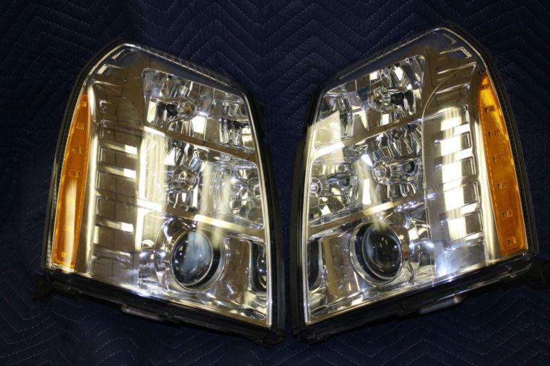 Cadillac escalade headlights, xenon, oem made in germany hid lights,2007-2012