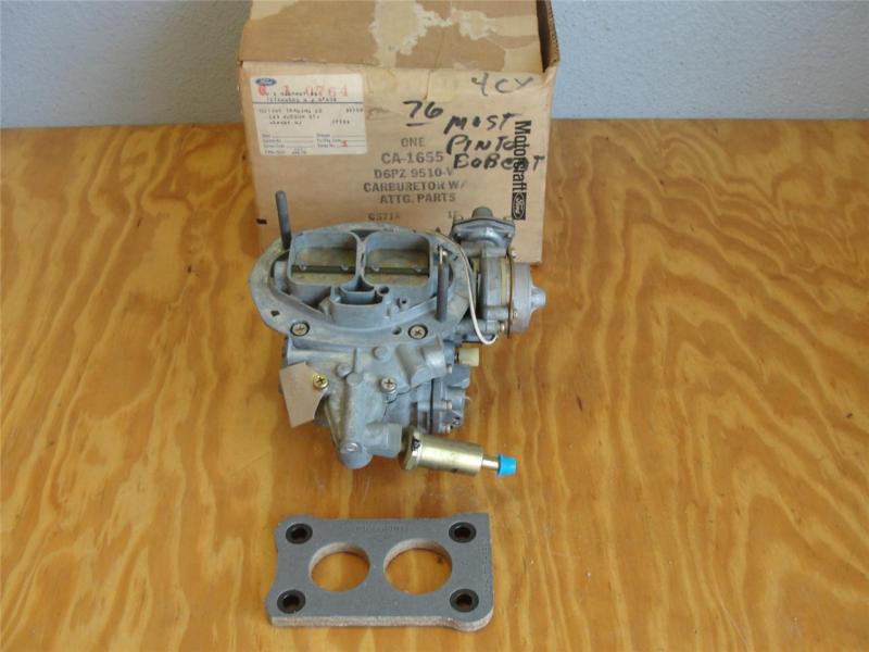 Nos 1976 ford mustang pinto mercury bobcat holley carburetor r-7873 motorcraft