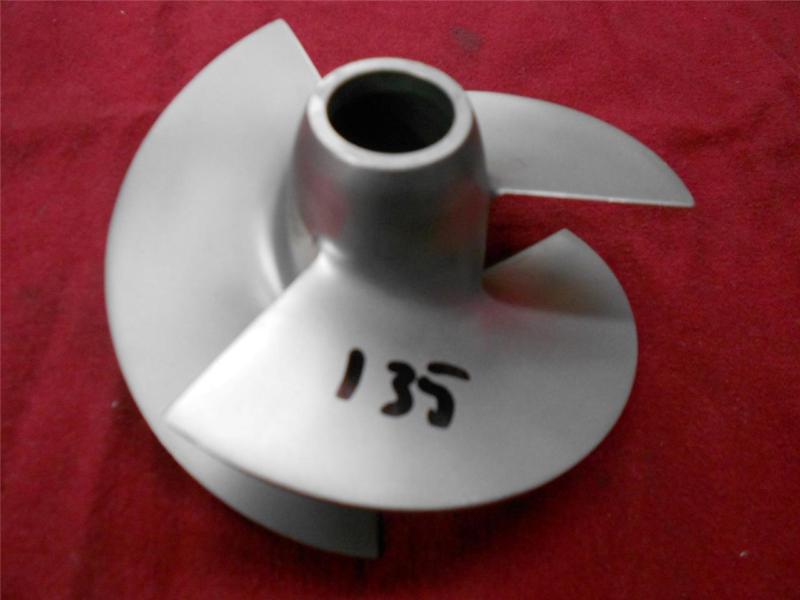 Pjs stainless steel impeller kawasaki js440 jetski jet ski prop performance 16.5