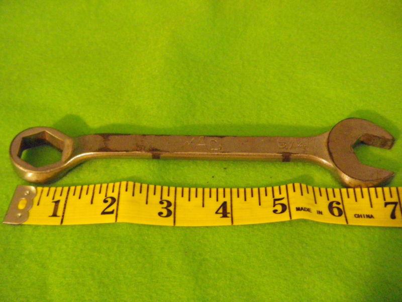 Mac 3/4"" open end 6 point wrench