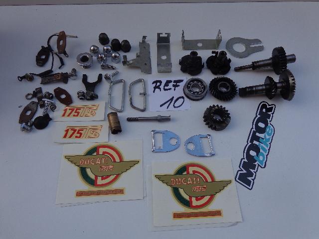 Lot of spare parts for ducati 175 ts.200, 250, 350 ....ref 10