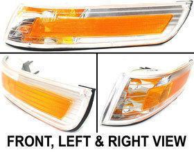 Clear amber lens new park light left hand lh driver side fo2550123