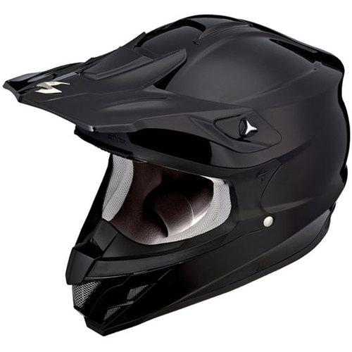 Scorpion vx-34 solid snow helmet gloss black