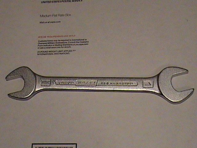 Hazet german made 15/16" x 1" open end wrench very clean brand new