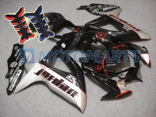 Free tank pad! injection fairing kit for suzuki gsx r 600 750  k8 08 09 gsxr ar