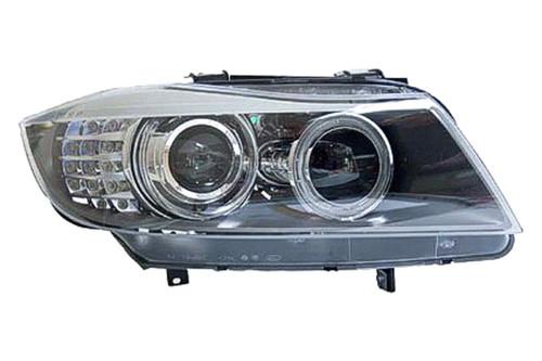 Replace bm2503155 - 09-10 bmw 3-series front rh headlight lens housing hid