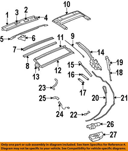 Chrysler oem 68028380aa retractable top-sensor