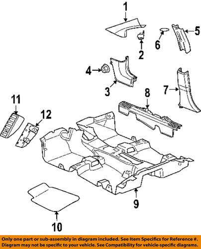 Dodge oem 1bs63bd5ae interior-foot rest