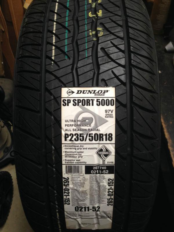 Dunlop sp sport 5000 235/50r18 tire