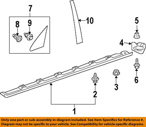 Toyota oem 6563102030 exterior-extension