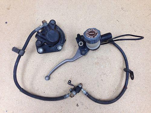 Front disk brake assembly, caliper,hoses,lever,pads,1981 suzuki gs550t gs 550 t