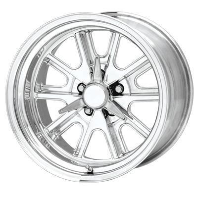 American racing shelby cobra polished wheel 17"x8" 5x4.5" bc 427p786540